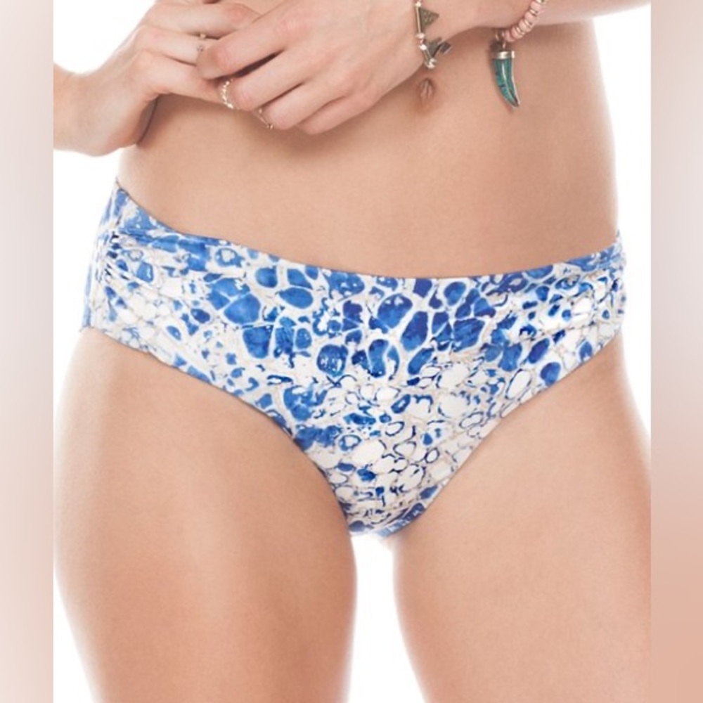 A.Che Malibu Veronika Foil Bikini Bottoms XL NWT